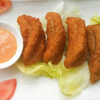 Fish Meat with thousand Island Sauce