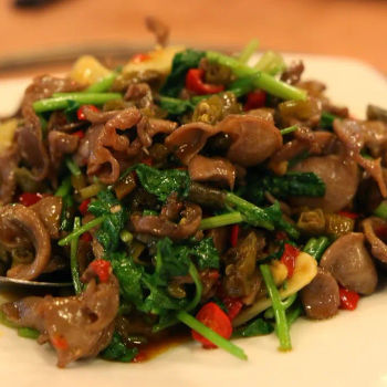 Spicy and Sour Chicken Stomach