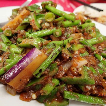 Mixed veggie stir fried with sambal belacan