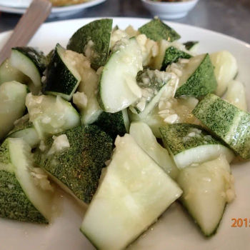 stir fried cucumber with garlic