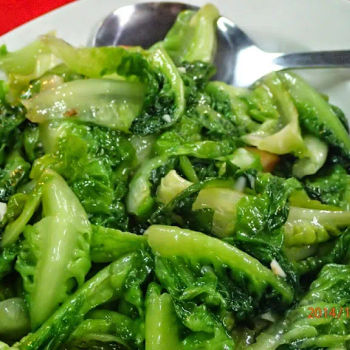 Stir fried lettuce
