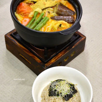 Soya Milk Curry Claypot with Rice