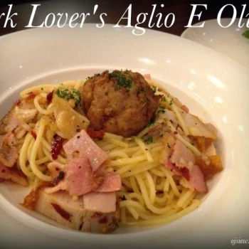 Pork Lover's Aglio E Olio