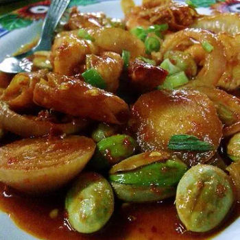 Sambal Petai with Prawns