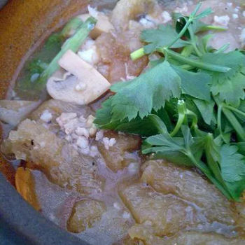 Claypot Fish Maw with Vegetables