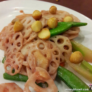 Lotus Root with Macadamia Nuts