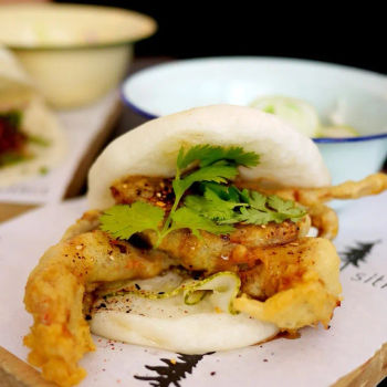 Soft Shell Crab Steamed Bao