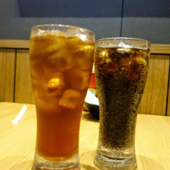 Free Flow Ice Lemon Tea and Coke