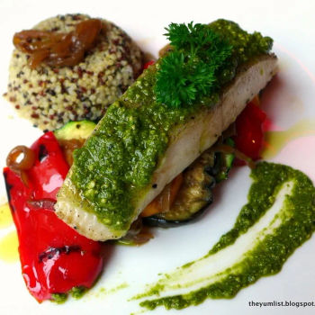 Halibut with Pesto