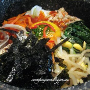 Bibimbap in Hot Stone Bowl