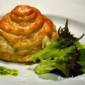 Escargot in Flaky Puff Pastry