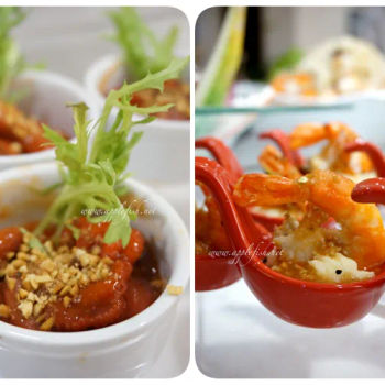 Seafood Salad和Fish Salad、手卷Seafood Terrine和刺身等