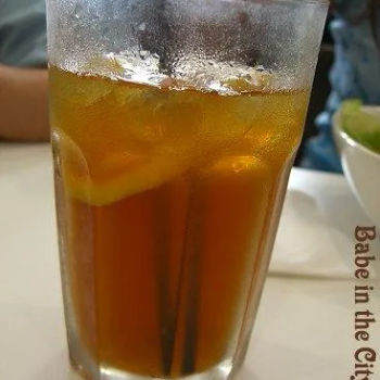Iced lemon tea