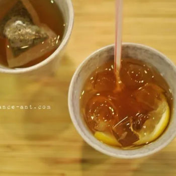 Hot Green Tea | RM 2; Lemon Mint Juice | RM 3