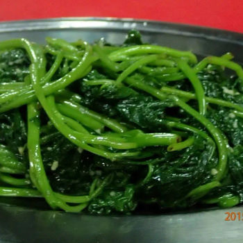 Stir Fried Sweet Potato Leaves