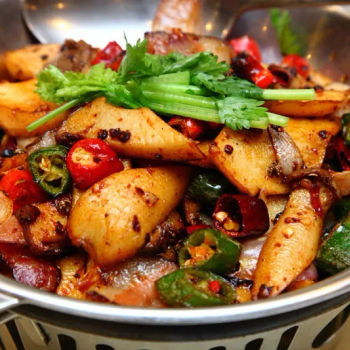 干锅杏鲍菇 (Grilled Oyster Mushroom) 