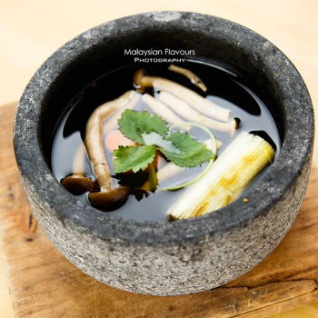 Soup -Double Boiled Baby Abalone with Condiments