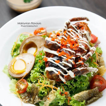 Soft Shell Crab To Salmon Skin Salad