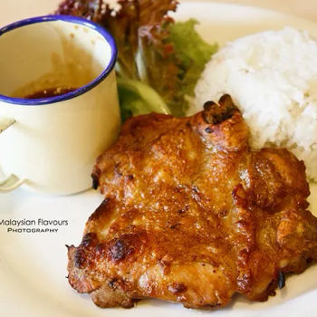 Chicken Chop with Rice & Salad