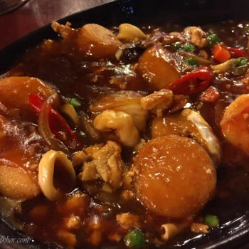 Thai Sizzling Taufu  泰式铁板豆腐