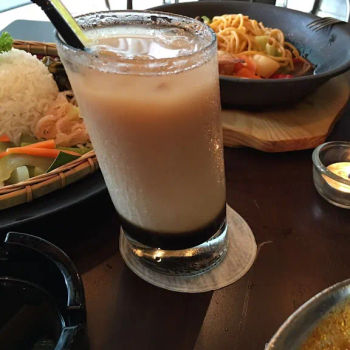 Teh C ping. Nice match for spicy food 