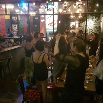 Fun crowd that night