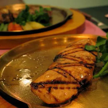 Grilled salmon