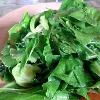 Choy Tam stir-fried with carrots
