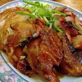 Roasted Chicken and Char Siew (BBQ Pork)