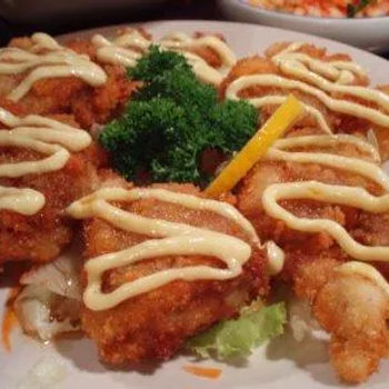 Fried soft shell crabs