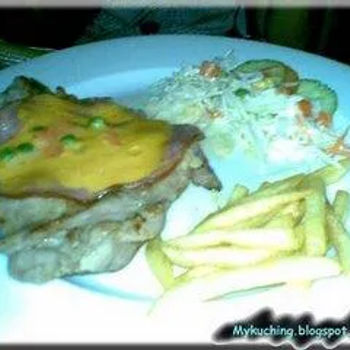 Chicken Chop with ham