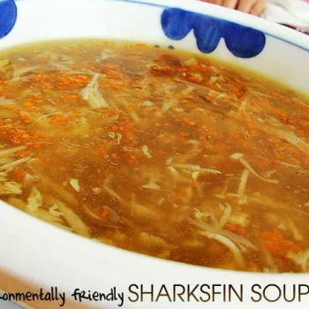 Vegetarian sharks fin soup