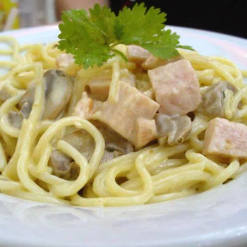 Creamy Turkey Spaghetti
