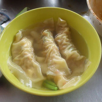 self make "shui kao"...so nice..