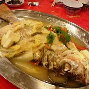 Steamed Red Snapper