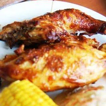 Half Chicken, Peri Corn, Coleslaw