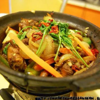 Spicy Pork Ribs Hot Pot