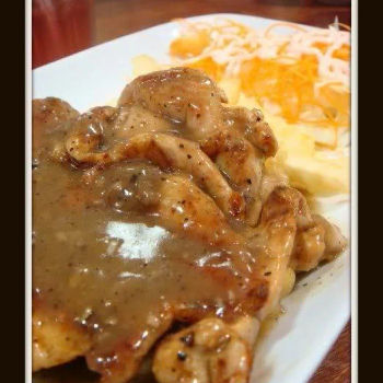 Black Pepper Chicken Chop