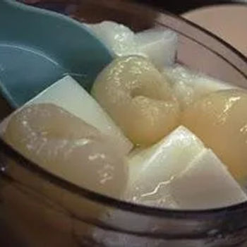 Longan and jelly desserts