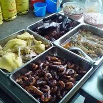 Chicken, Prawns, Ducks