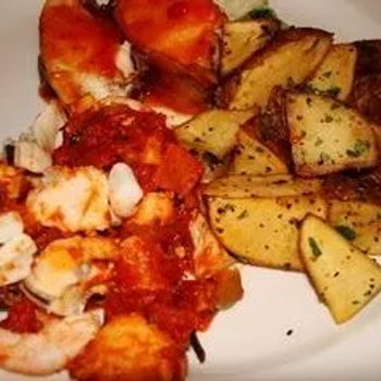 Wedges, Prawns, Chicken