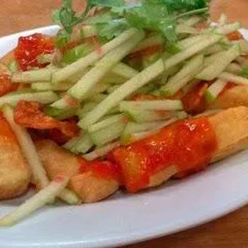 Apple Salad with Soft Bean Curd