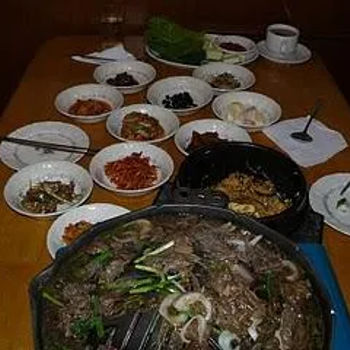 Beef Bulgogi and Side Dishes