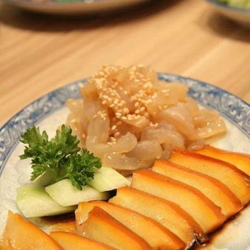 Cuttlefish and Jellyfish with Sesame Oil
