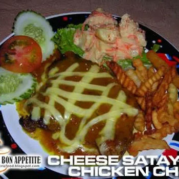 Cheese Satay Chicken Chop