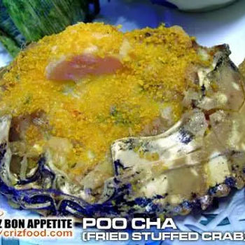 Poo Cha (Deep Fried Stuffed Crab)