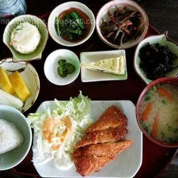 Salmon Cheese Fried Set