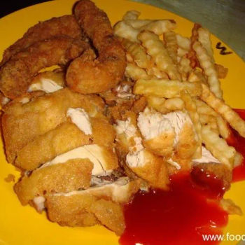 Fried Chicken and French Fries