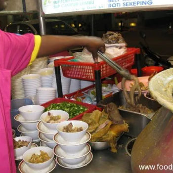 Meats Are Cut and Put Into Bowl