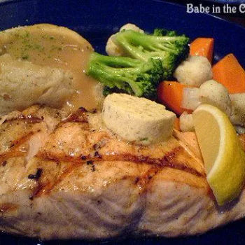 Grilled Salmon Steak